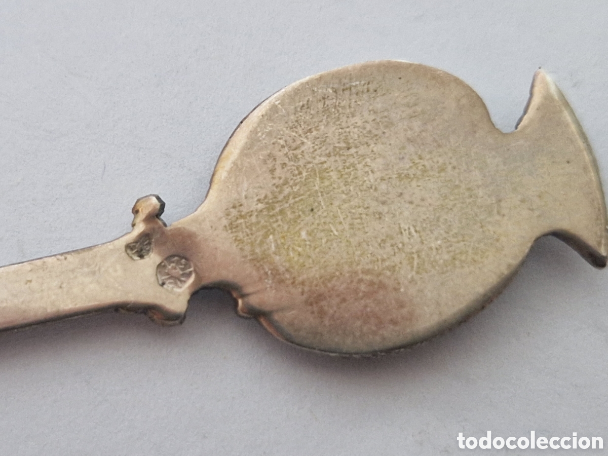 Antig&uuml;edades: CUCHARILLA DE PLATA DE CORU&Ntilde;A CONTRASTE - Foto 4