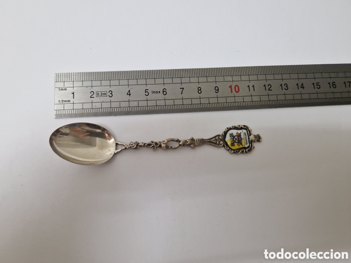 Antig&uuml;edades: CUCHARILLA DE PLATA DEL VATICANO - Foto 3