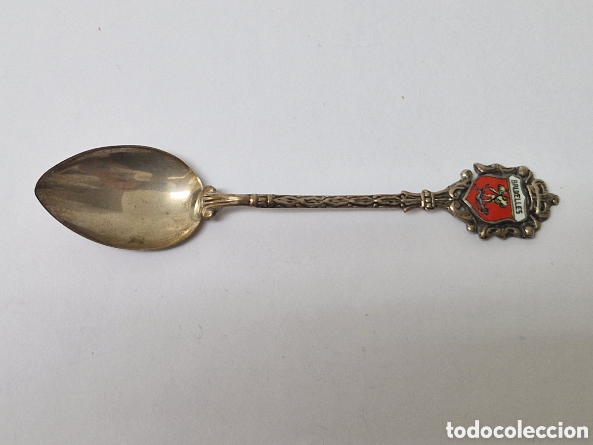 Antig&uuml;edades: CUCHARILLA DE PLATA BRUXELLES - Foto 2