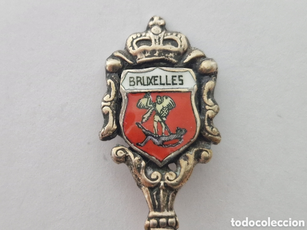 Antig&uuml;edades: CUCHARILLA DE PLATA BRUXELLES - Foto 1