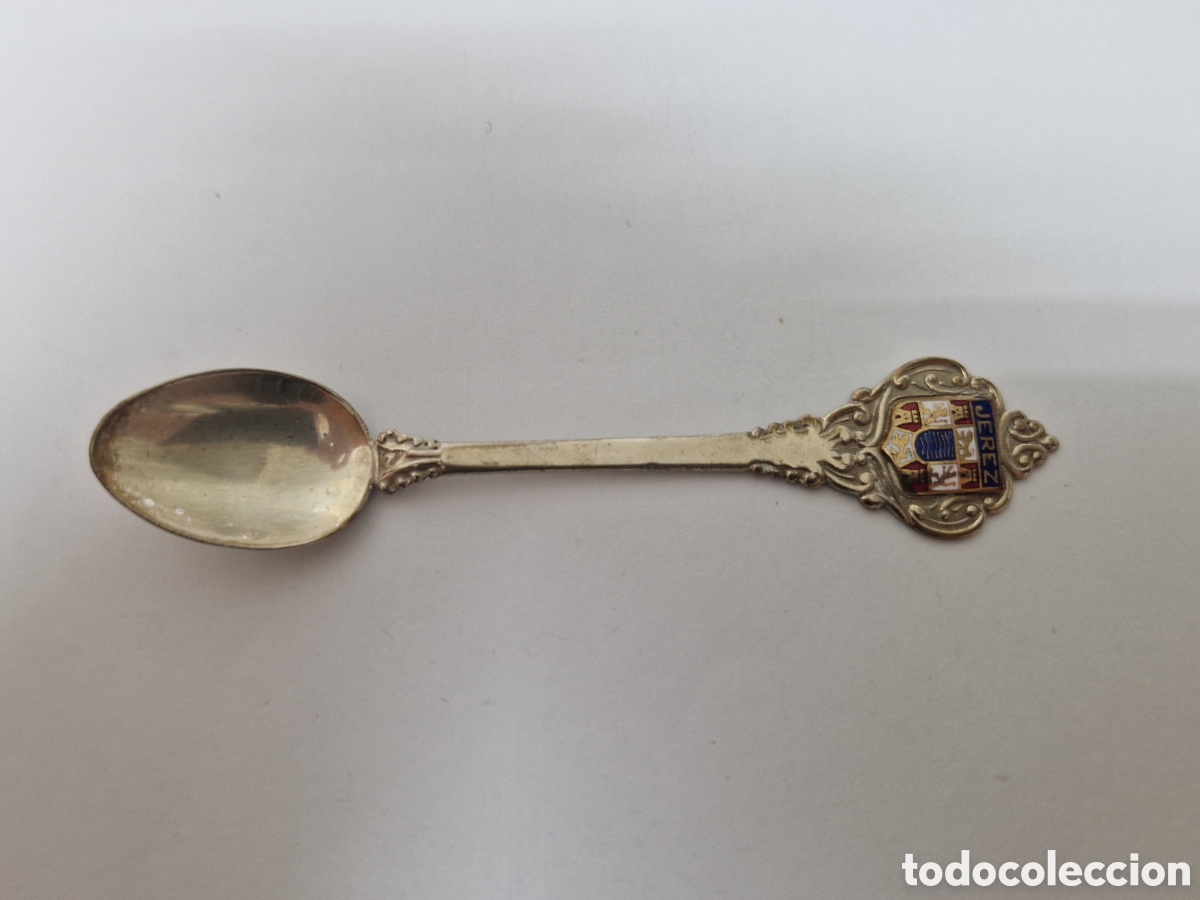 Antig&uuml;edades: CUCHARILLA DE PLATA DE JEREZ CONTRASTE - Foto 2