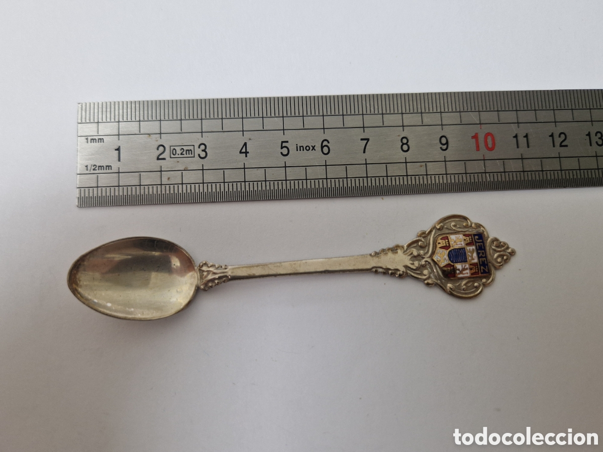 Antig&uuml;edades: CUCHARILLA DE PLATA DE JEREZ CONTRASTE - Foto 3
