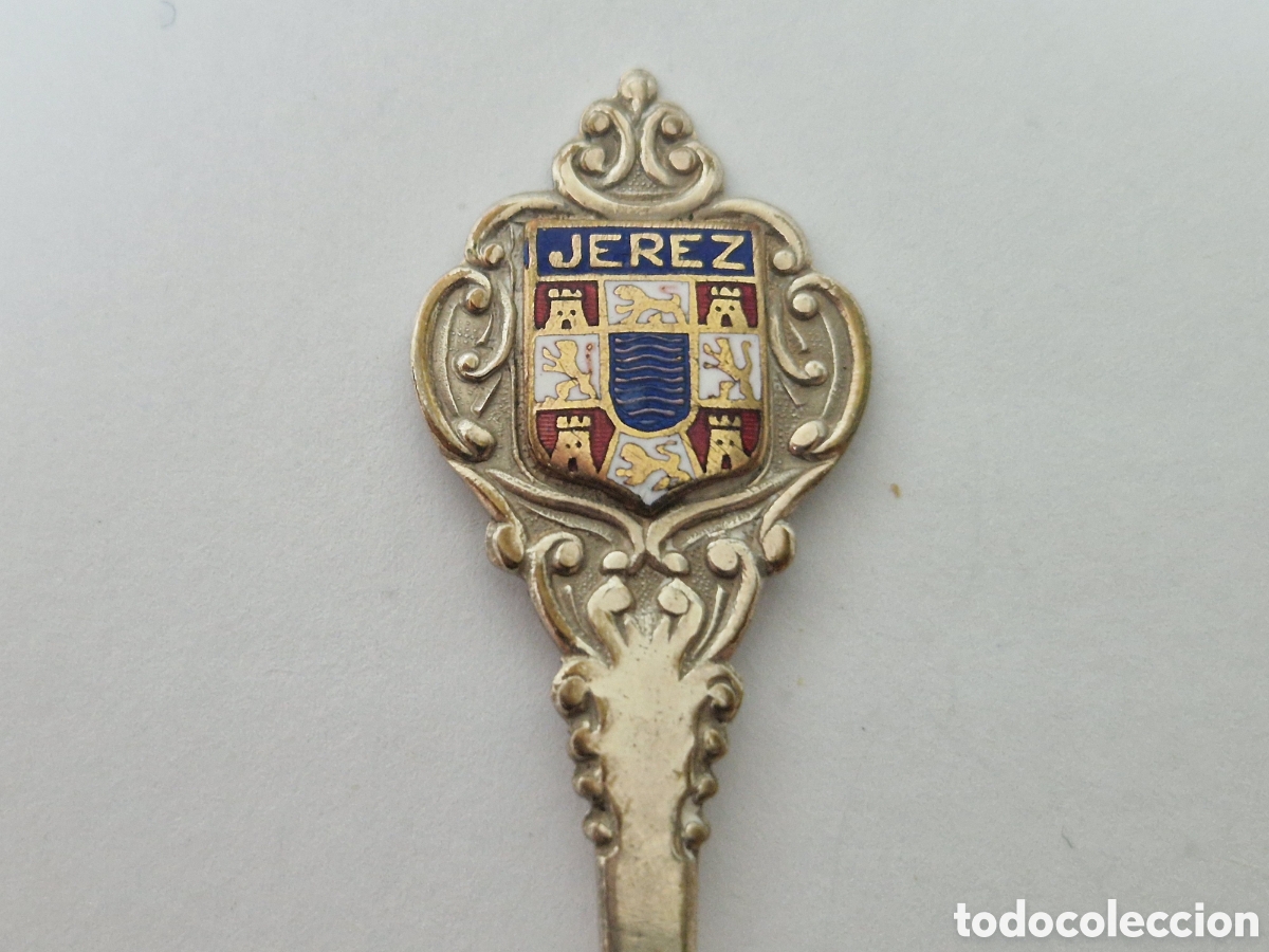 Antig&uuml;edades: CUCHARILLA DE PLATA DE JEREZ CONTRASTE - Foto 1