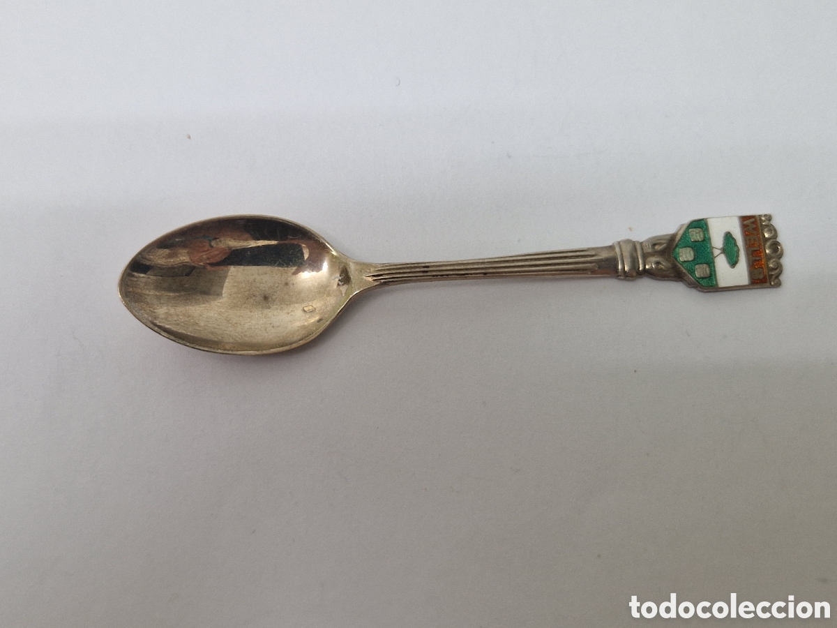 Antig&uuml;edades: CUCHARILLA DE PLATA WELLS CONTRASTE - Foto 2