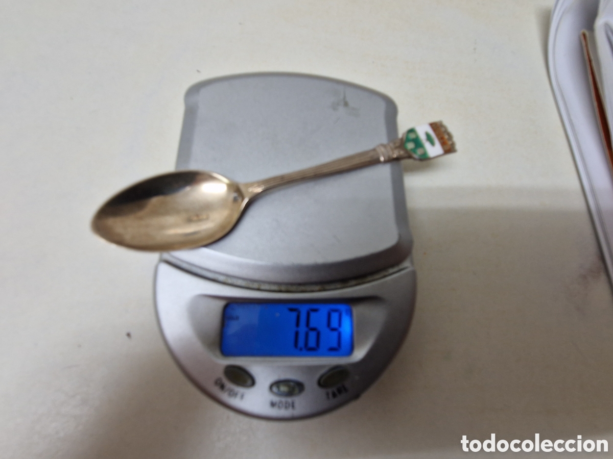 Antig&uuml;edades: CUCHARILLA DE PLATA WELLS CONTRASTE - Foto 5