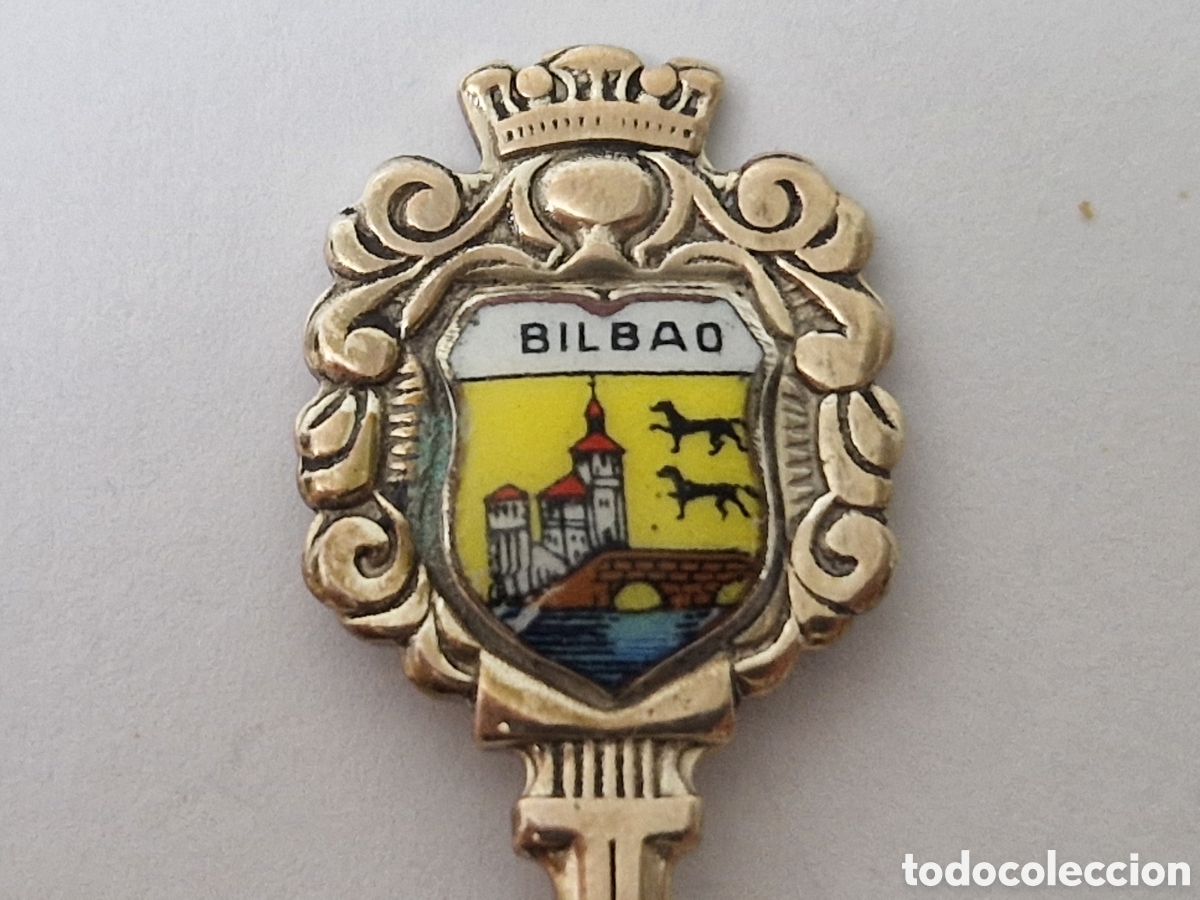 Antig&uuml;edades: CUCHARILLA DE PLATA BILBAO CONTRASTE - Foto 1