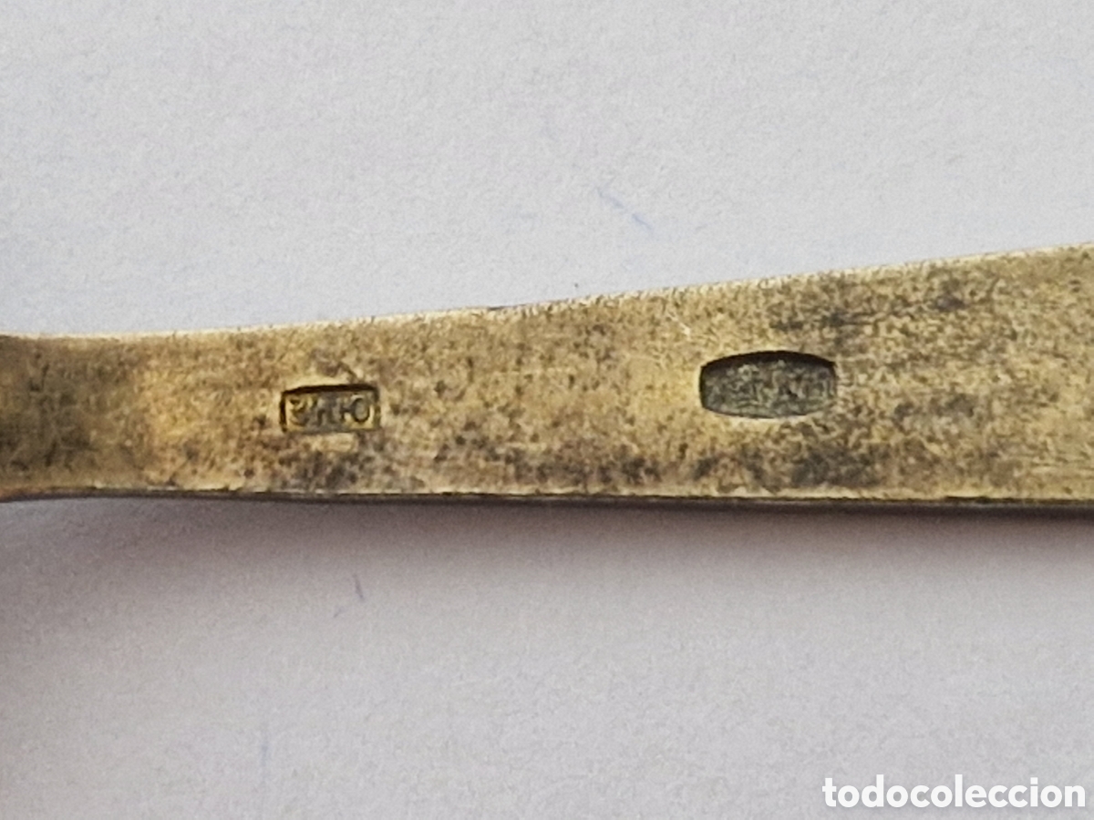 Antig&uuml;edades: CUCHARILLA DE PLATA CONTRASTE - Foto 4