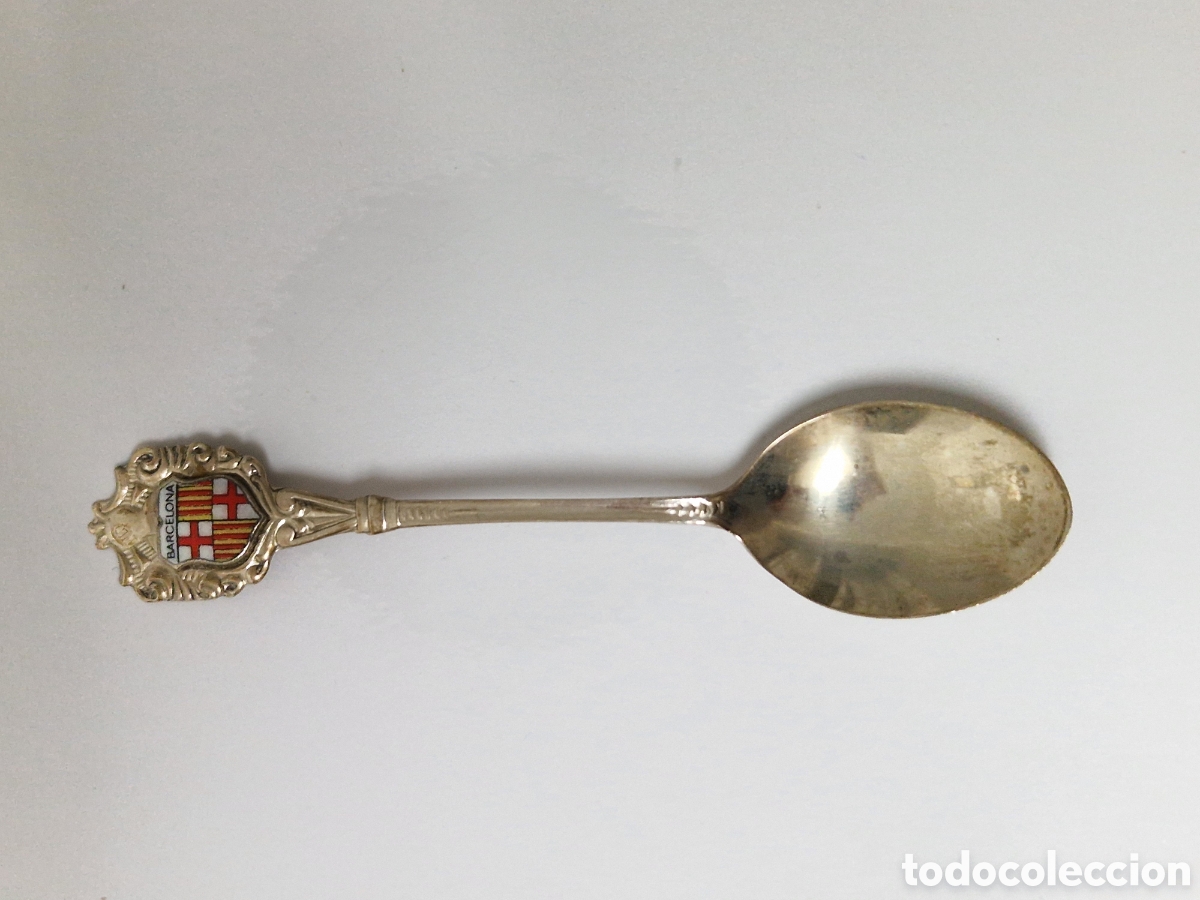 Antig&uuml;edades: CUCHARILLA DE PLATA BARCELONA - Foto 2