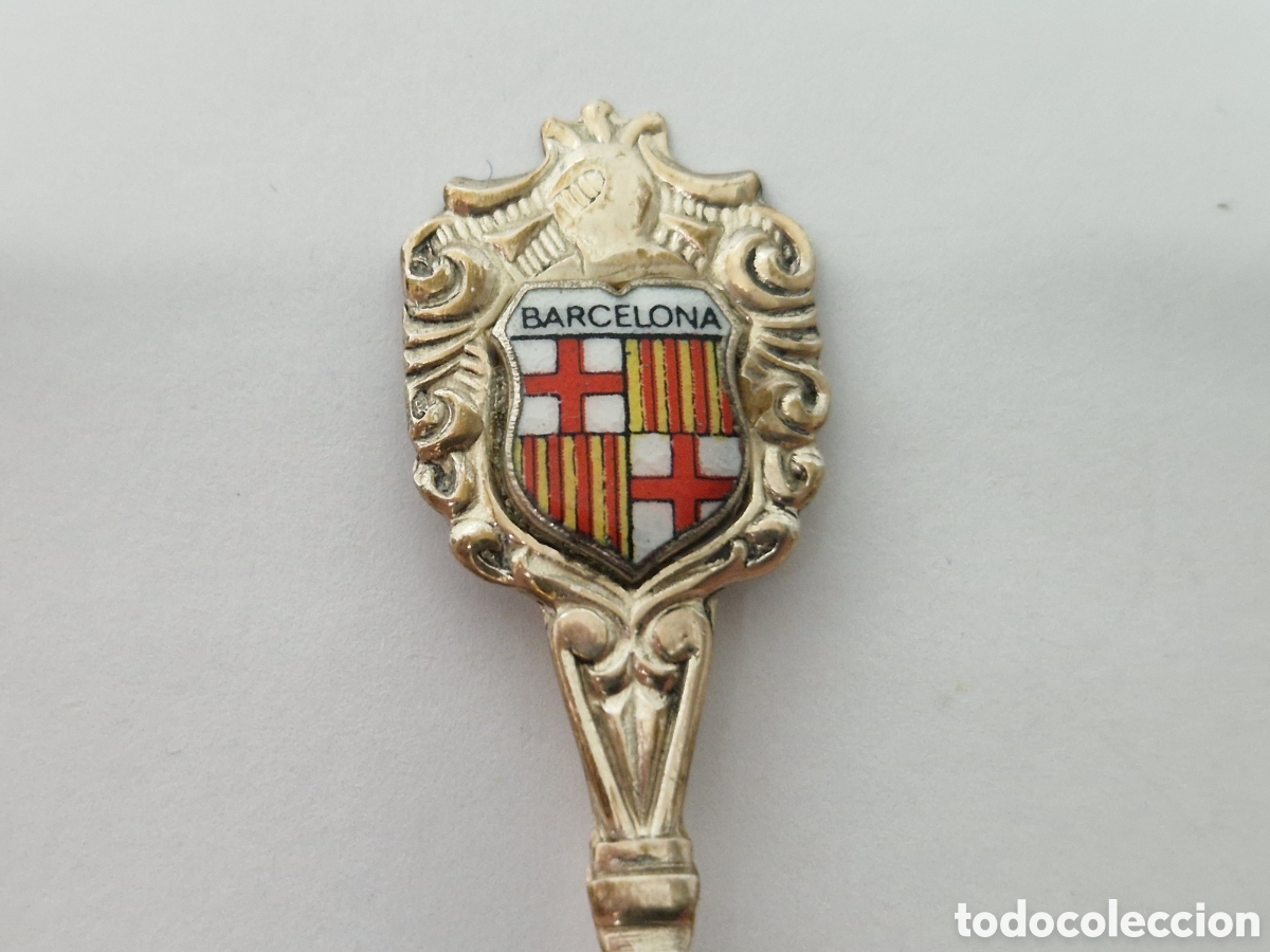 Antig&uuml;edades: CUCHARILLA DE PLATA BARCELONA - Foto 1