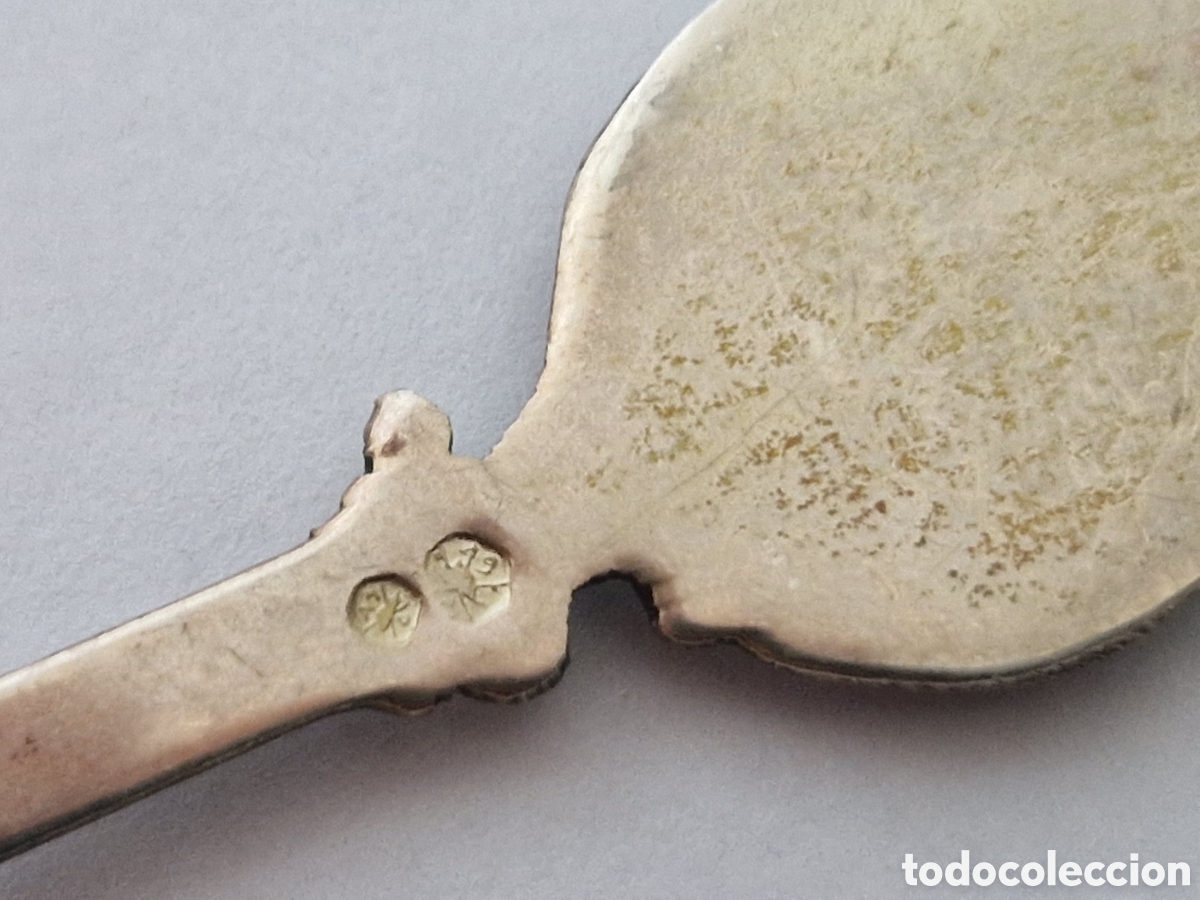 Antig&uuml;edades: CUCHARILLA DE PLATA PONTEVEDRA - Foto 4