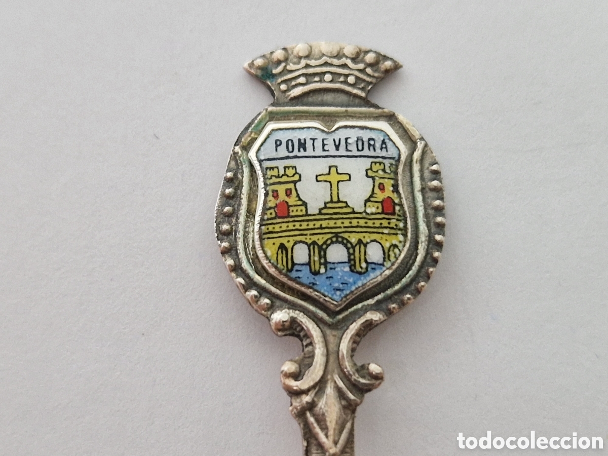 Antig&uuml;edades: CUCHARILLA DE PLATA PONTEVEDRA - Foto 1