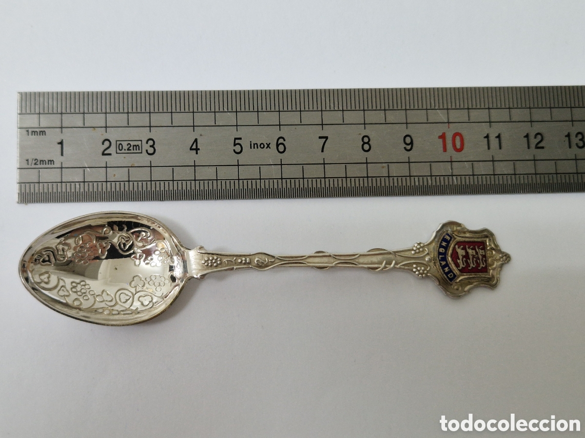 Antig&uuml;edades: CUCHARILLA DE PLATA ENGLANT CONTRASTE - Foto 2
