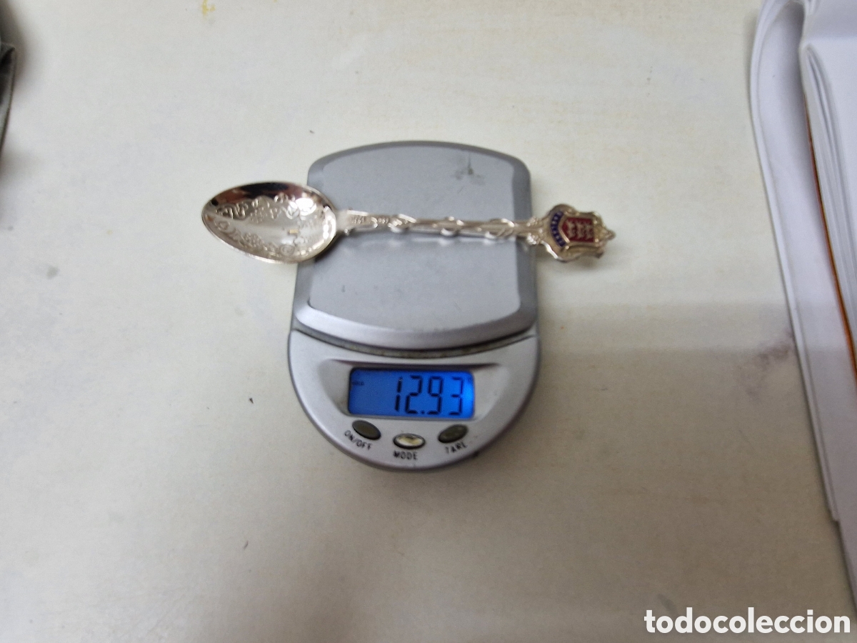 Antig&uuml;edades: CUCHARILLA DE PLATA ENGLANT CONTRASTE - Foto 3