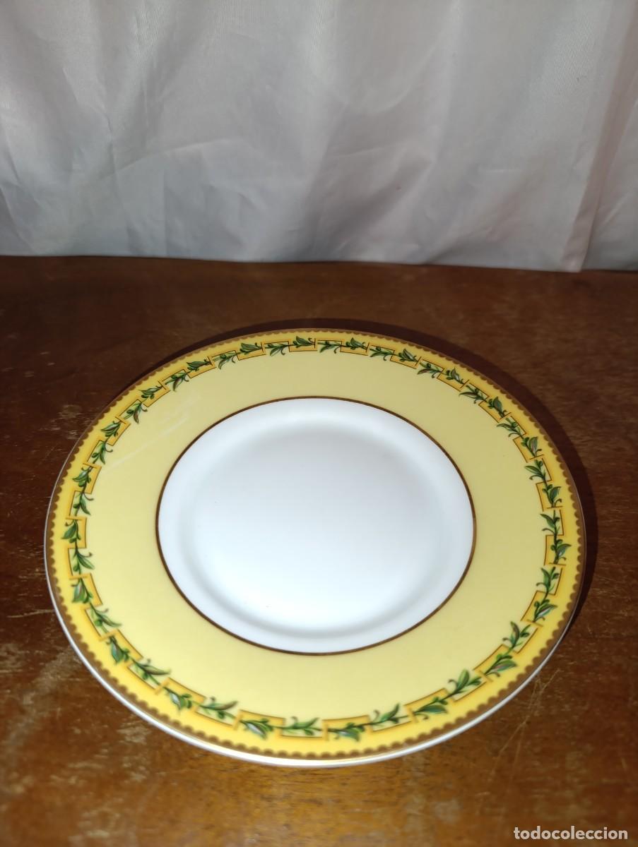 Antig&uuml;edades: Plato de postre de porcelana Limoges - Foto 1