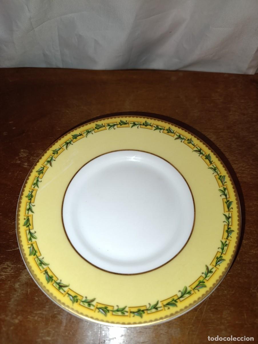 Antig&uuml;edades: Plato de postre de porcelana Limoges - Foto 2