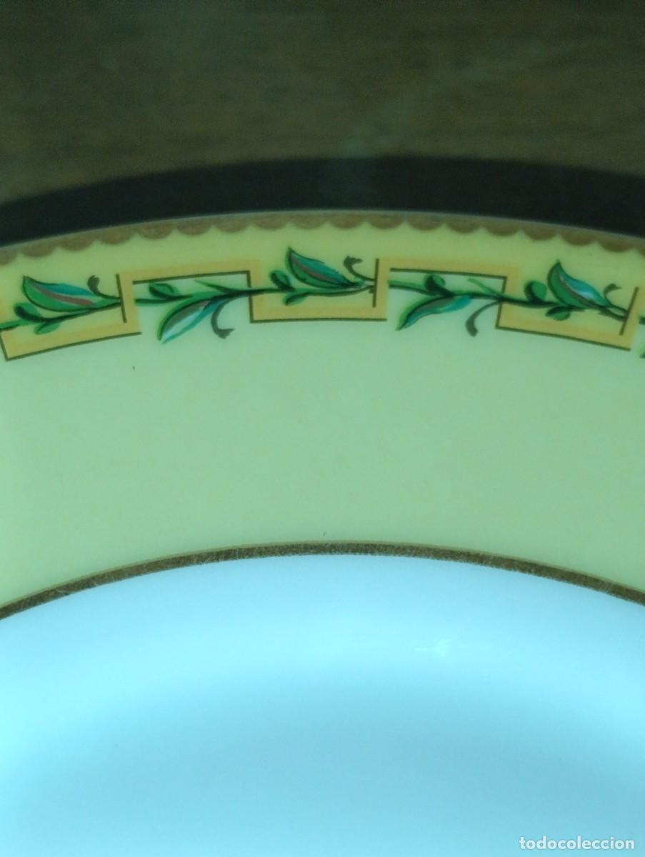 Antig&uuml;edades: Plato de postre de porcelana Limoges - Foto 3