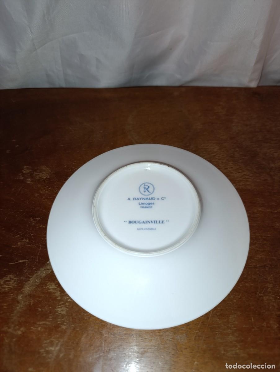 Antig&uuml;edades: Plato de postre de porcelana Limoges - Foto 4