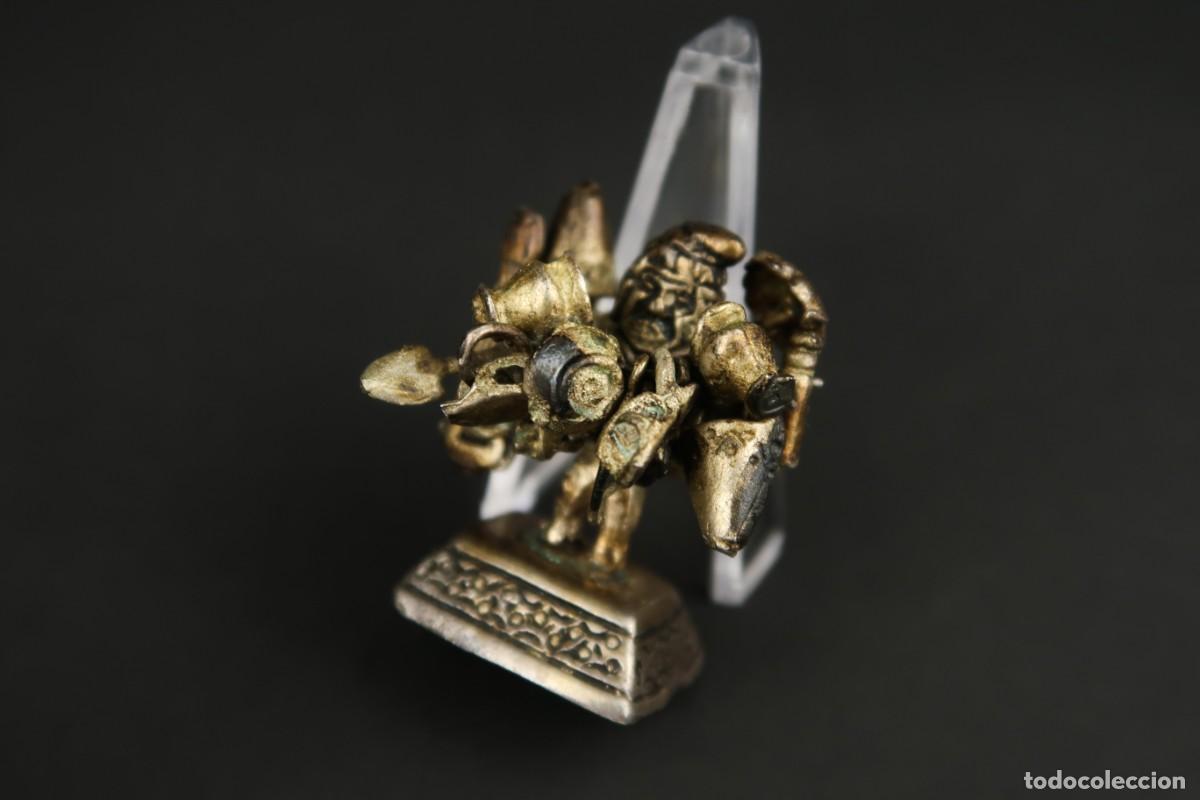 Antig&uuml;edades: Antigua Figura de Plata - Foto 6