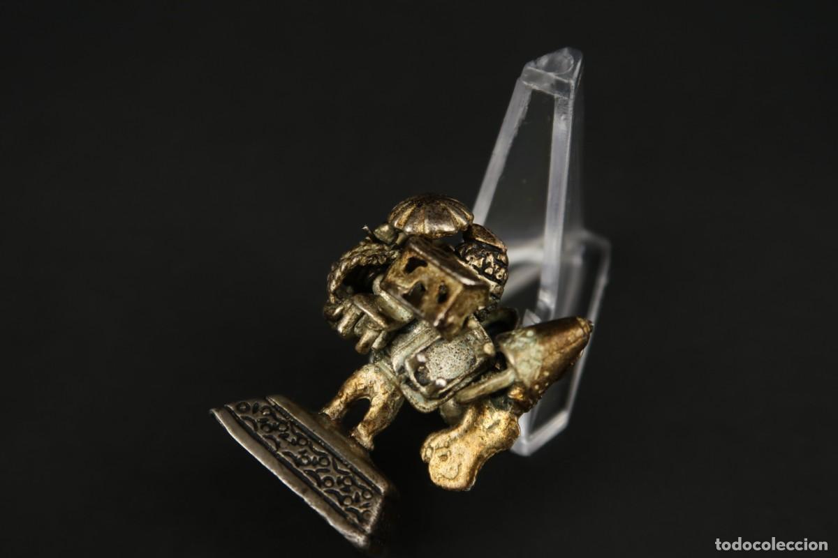 Antig&uuml;edades: Antigua Figura de Plata - Foto 9