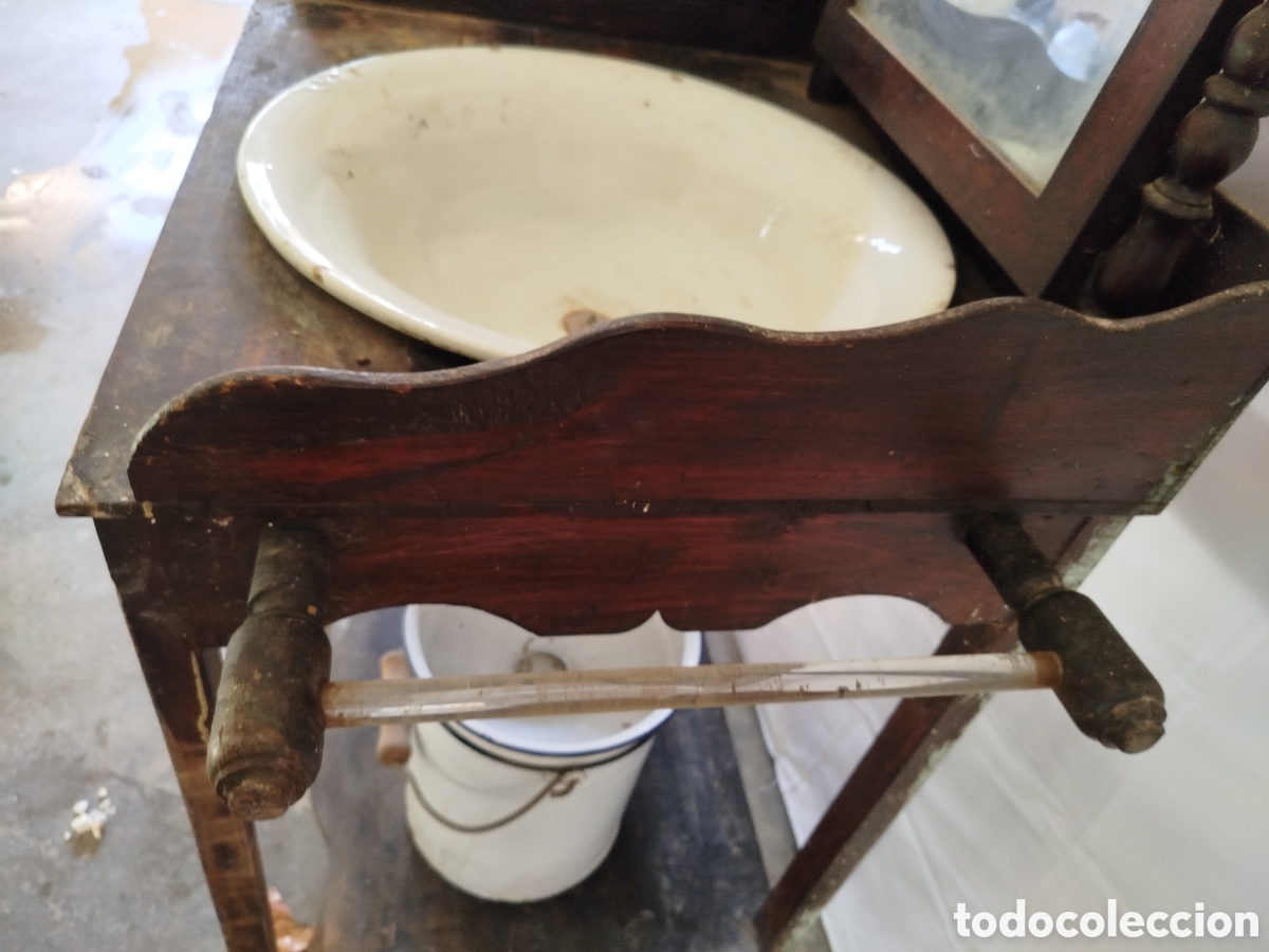 Antig&uuml;edades: Palangananero ba&ntilde;o tocador - Foto 1