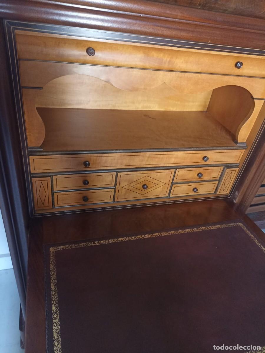 Antig&uuml;edades: Bureau Abattant S XIX - Foto 4