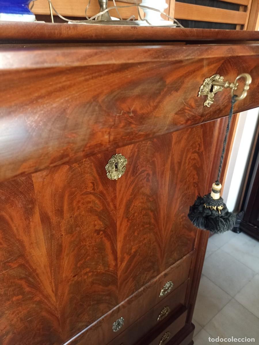 Antig&uuml;edades: Bureau Abattant S XIX - Foto 5
