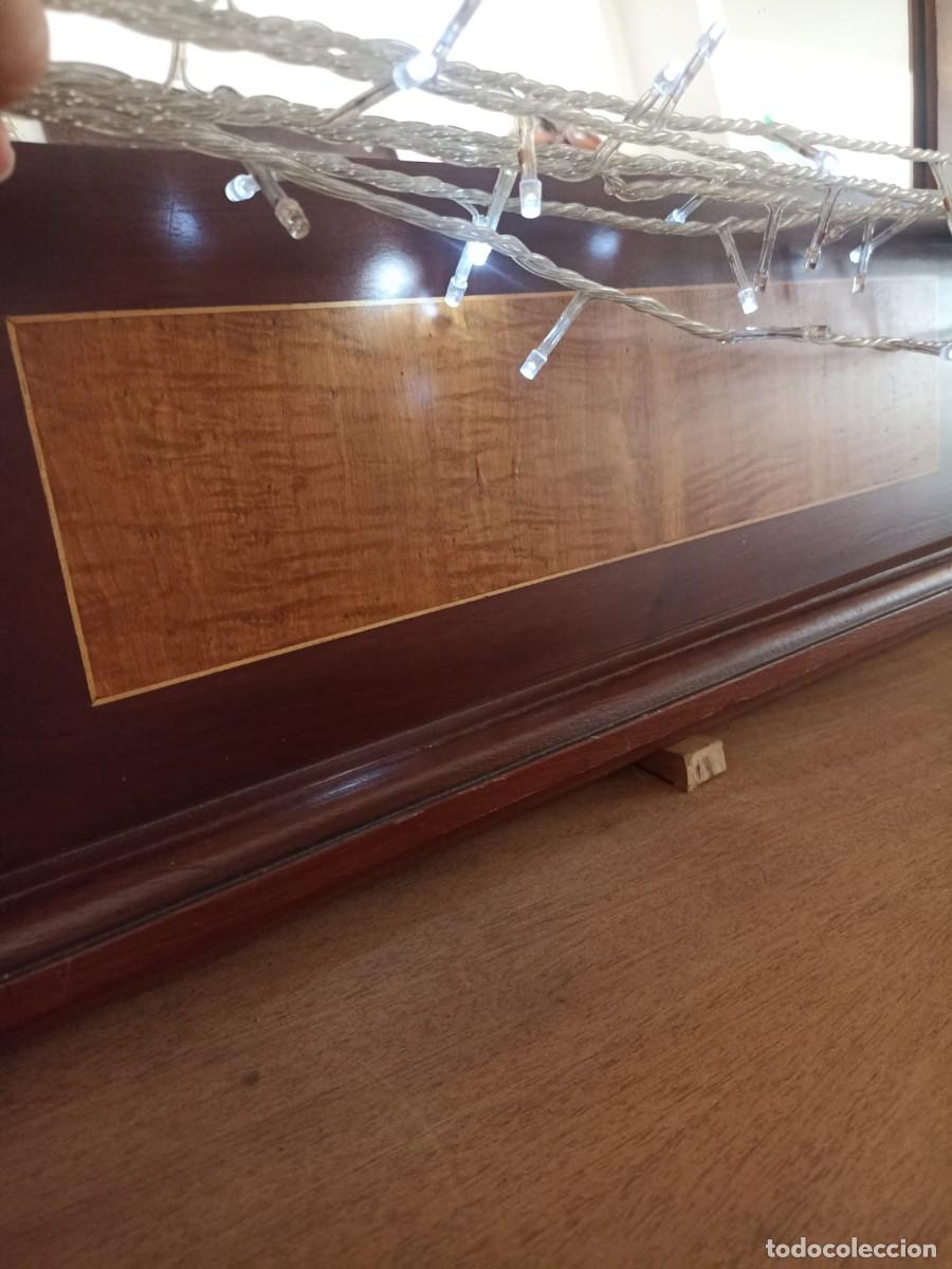 Antig&uuml;edades: Espejo triptico de caoba - Foto 3