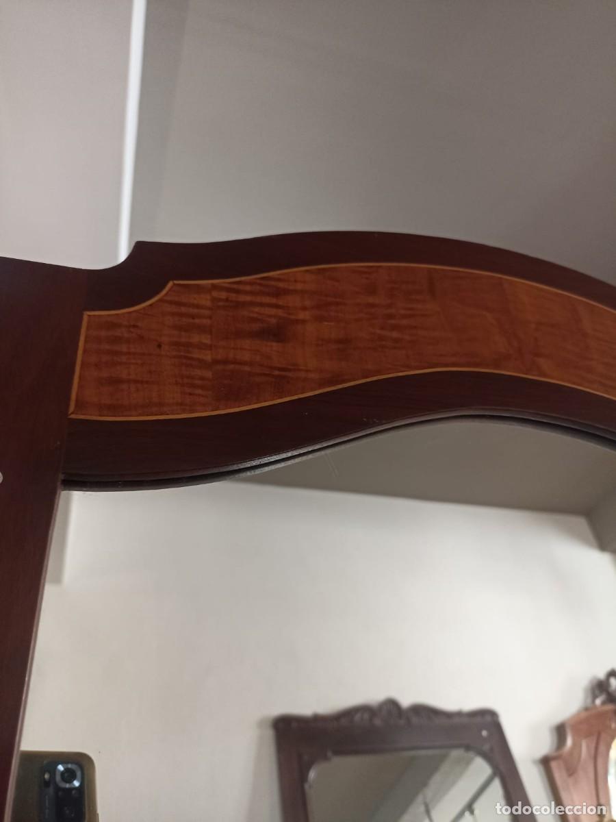 Antig&uuml;edades: Espejo triptico de caoba - Foto 4