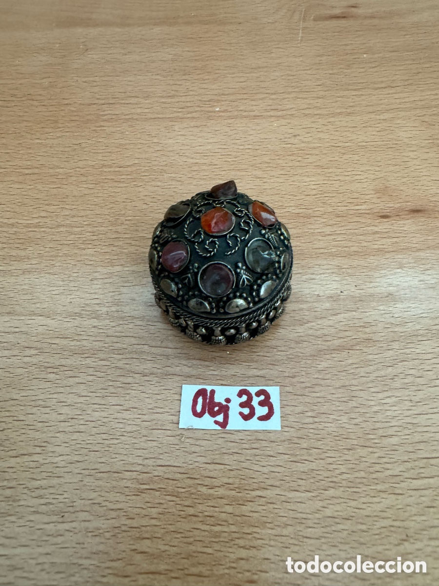 Antig&uuml;edades: Pastillero, de plata, antigua - Foto 1