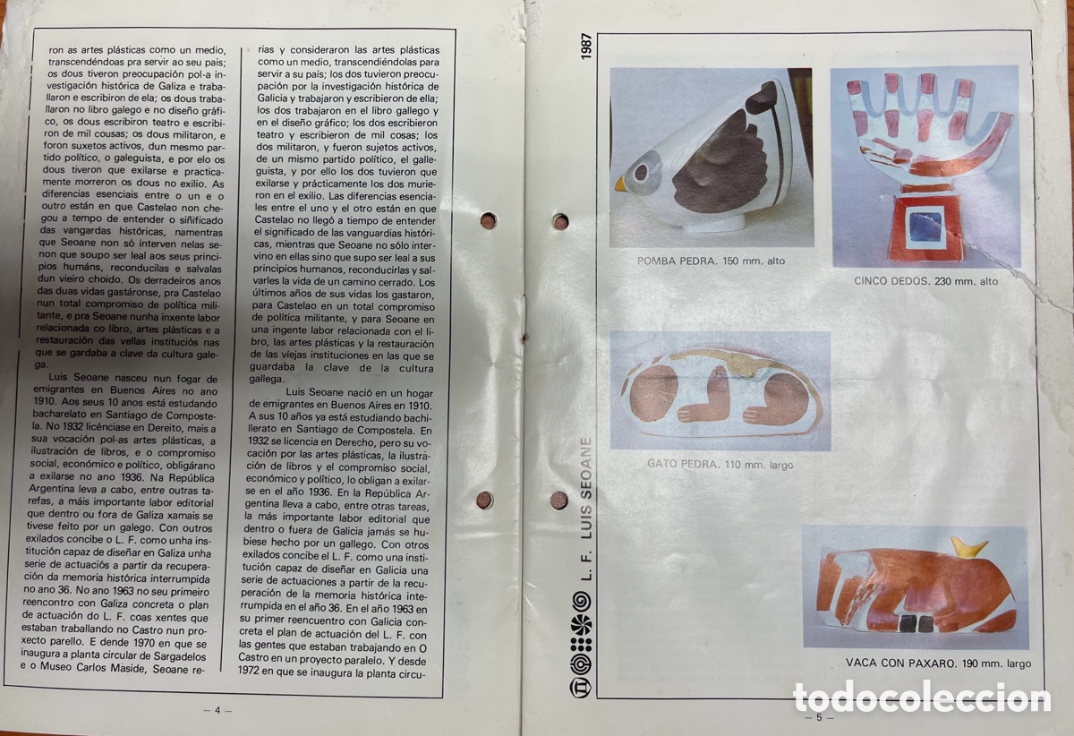 Antig&uuml;edades: Figura 5 dedos Sargadelos - Foto 6