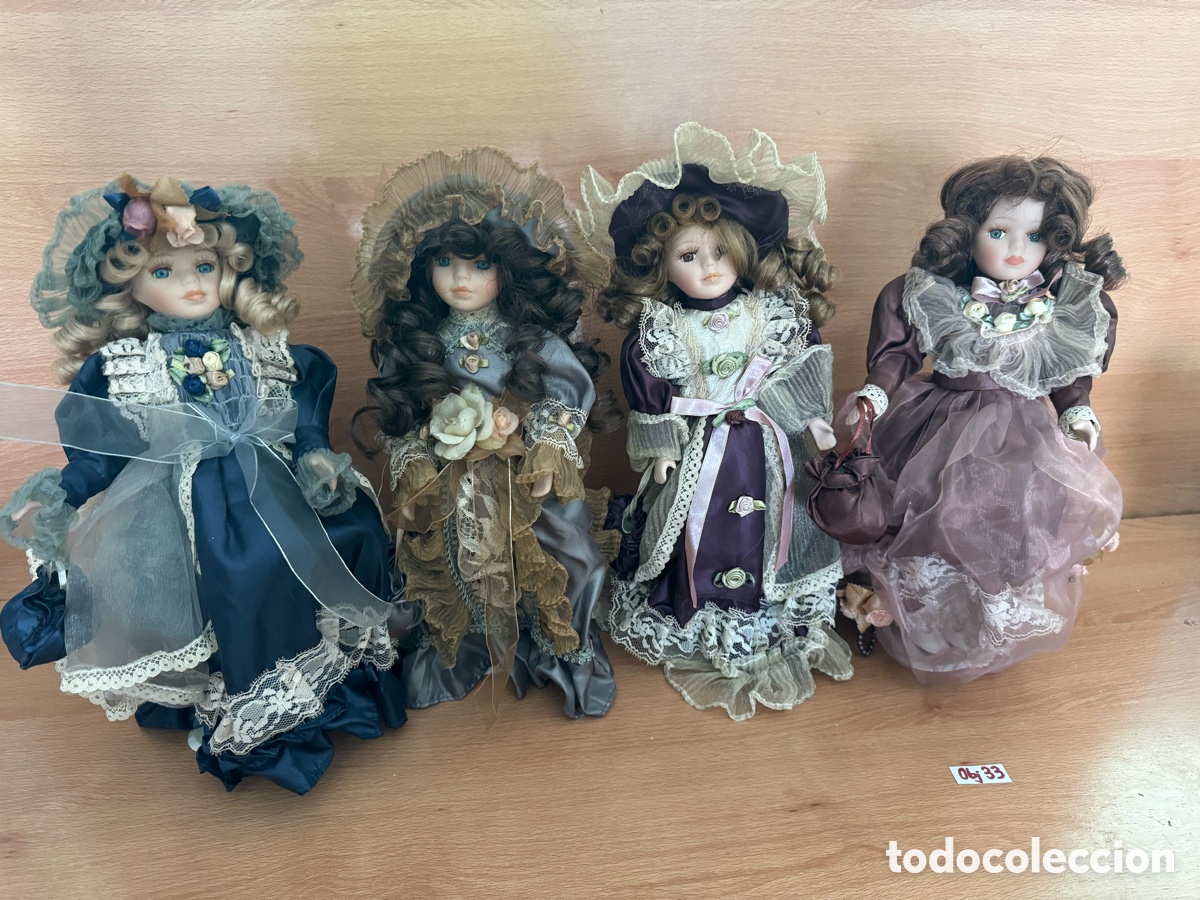 Antig&uuml;edades: Lote de mu&ntilde;ecas de porcelana - Foto 1