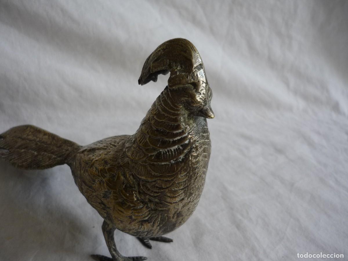 Antig&uuml;edades: Figura de fais&aacute;n en bronce - Foto 4