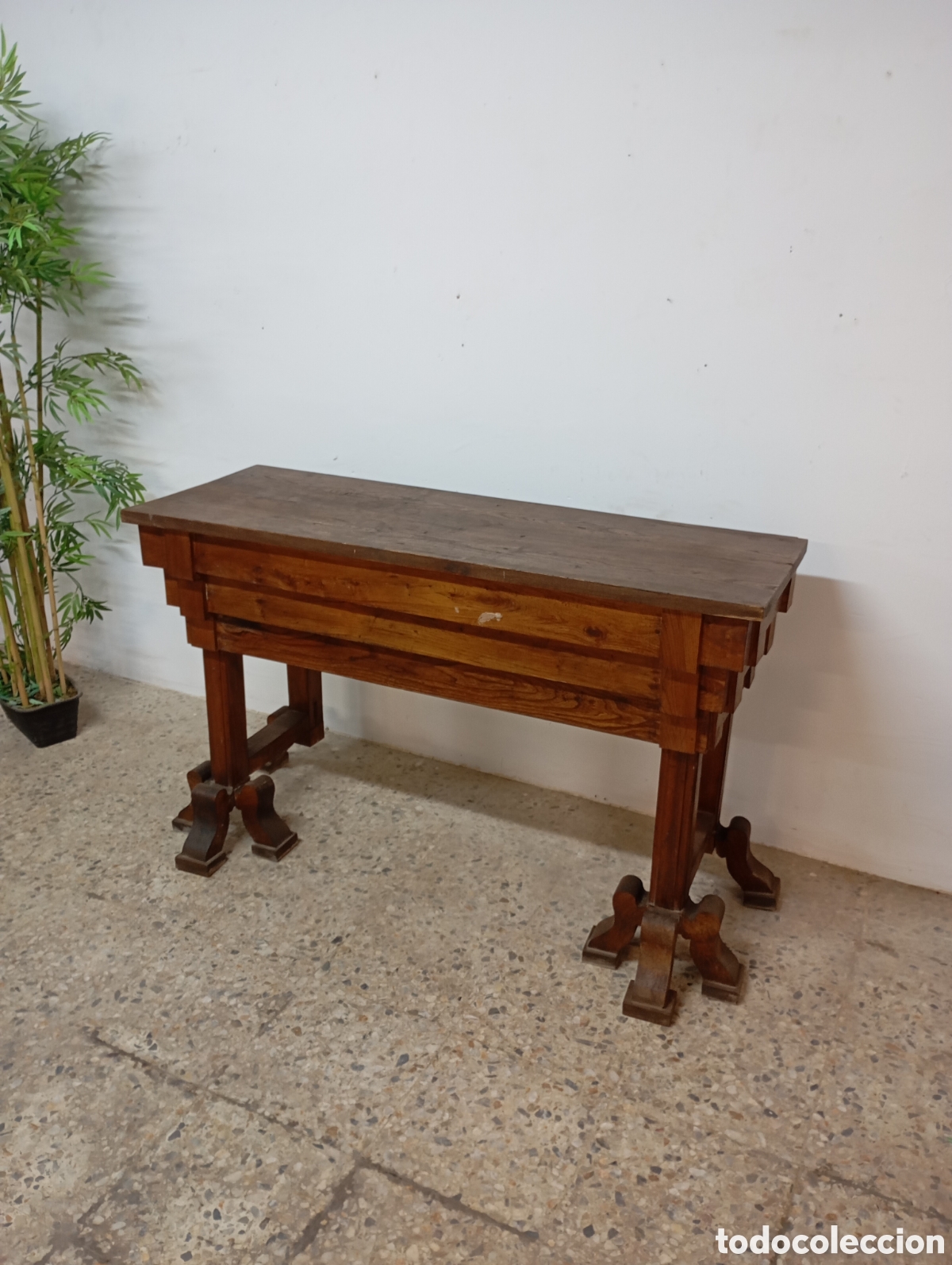 Antig&uuml;edades: MOSTRADOR ART DECO ROBLE - Foto 2