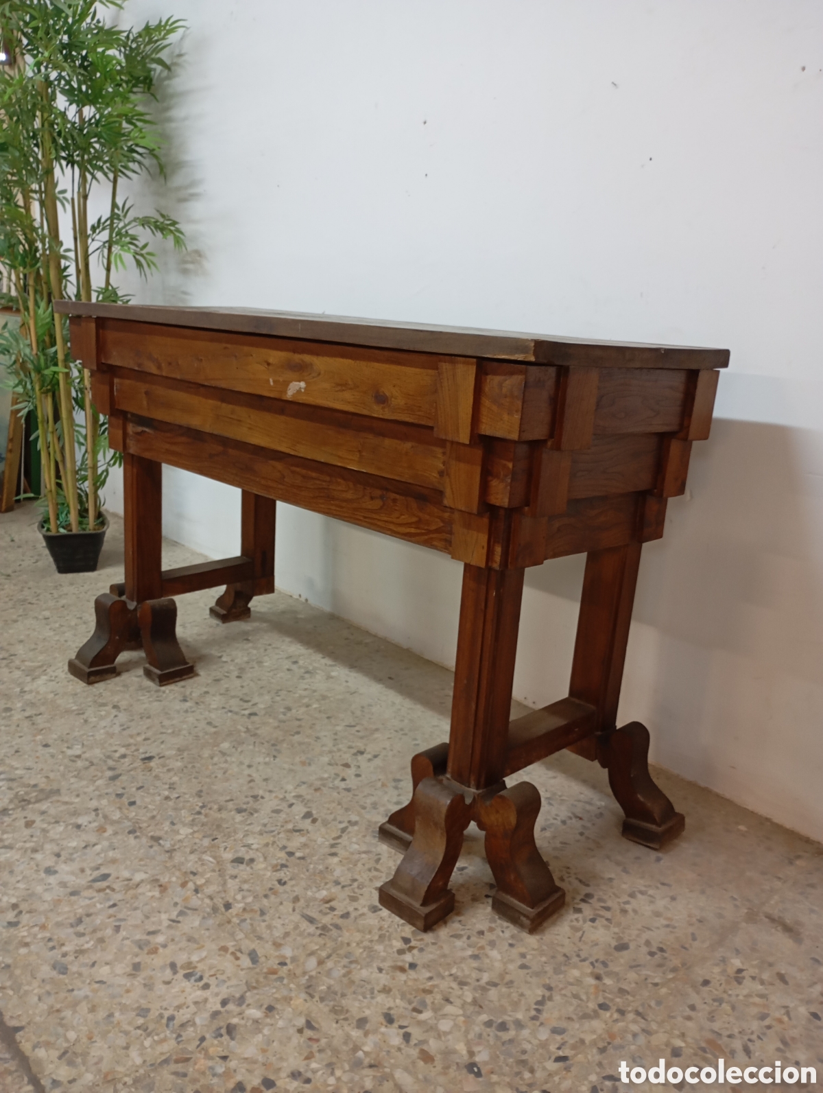 Antig&uuml;edades: MOSTRADOR ART DECO ROBLE - Foto 3