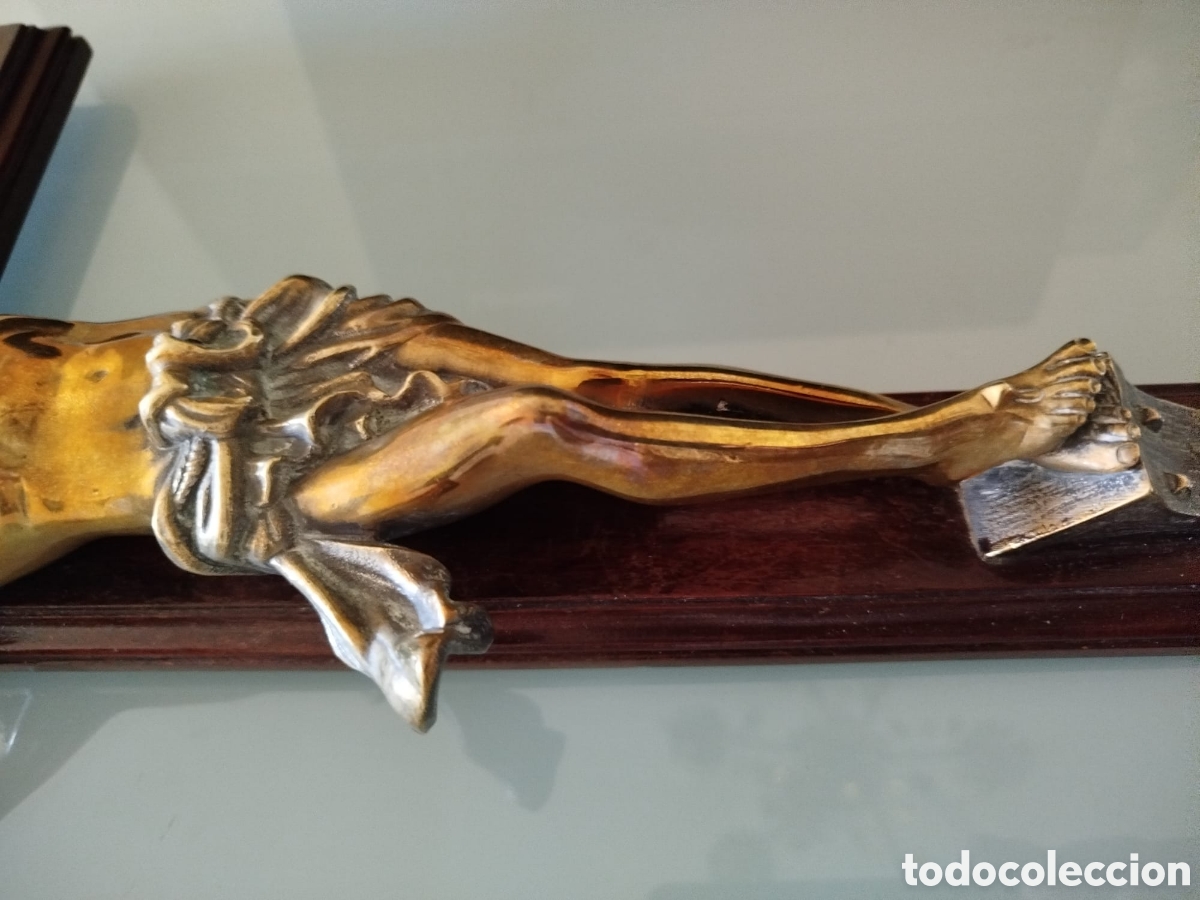 Antig&uuml;edades: Antiguo CRUCIFIJO DE BRONCE - Foto 23