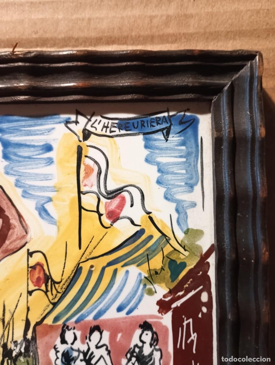 Antig&uuml;edades: LHEREU RIERA-Azulejo-ONDA. - Foto 2
