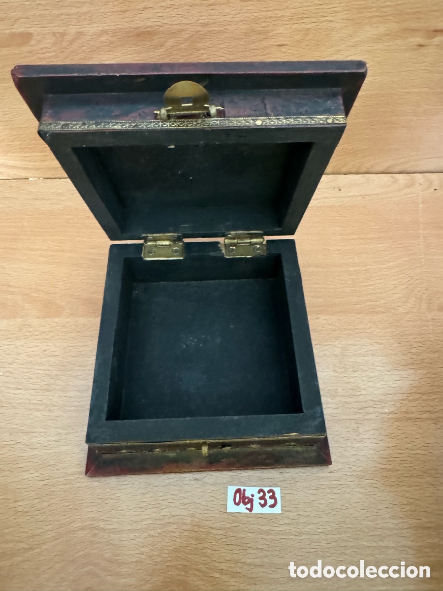 Antig&uuml;edades: Caja madera antigua - - Foto 2