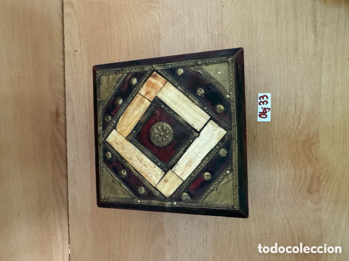 Antig&uuml;edades: Caja madera antigua - - Foto 3