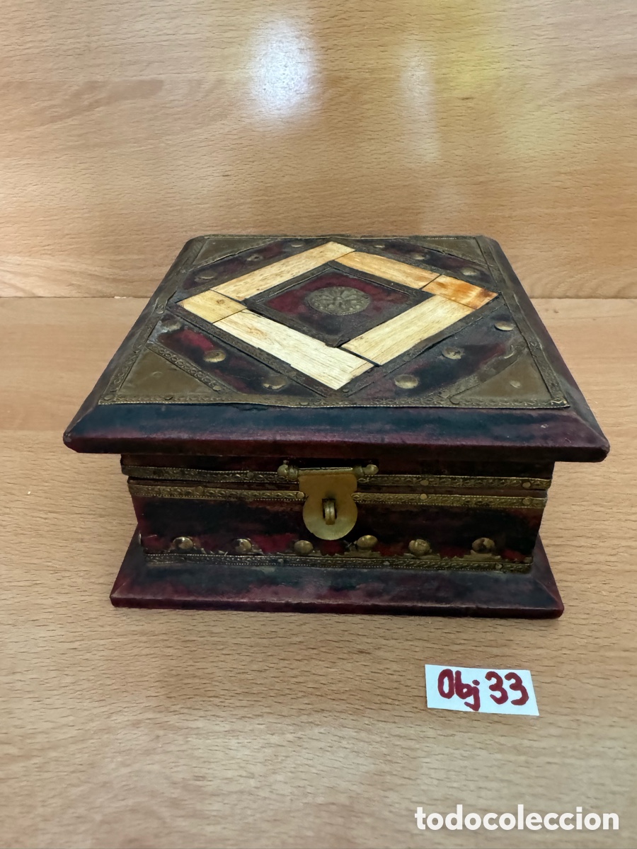 Antig&uuml;edades: Caja madera antigua - - Foto 1