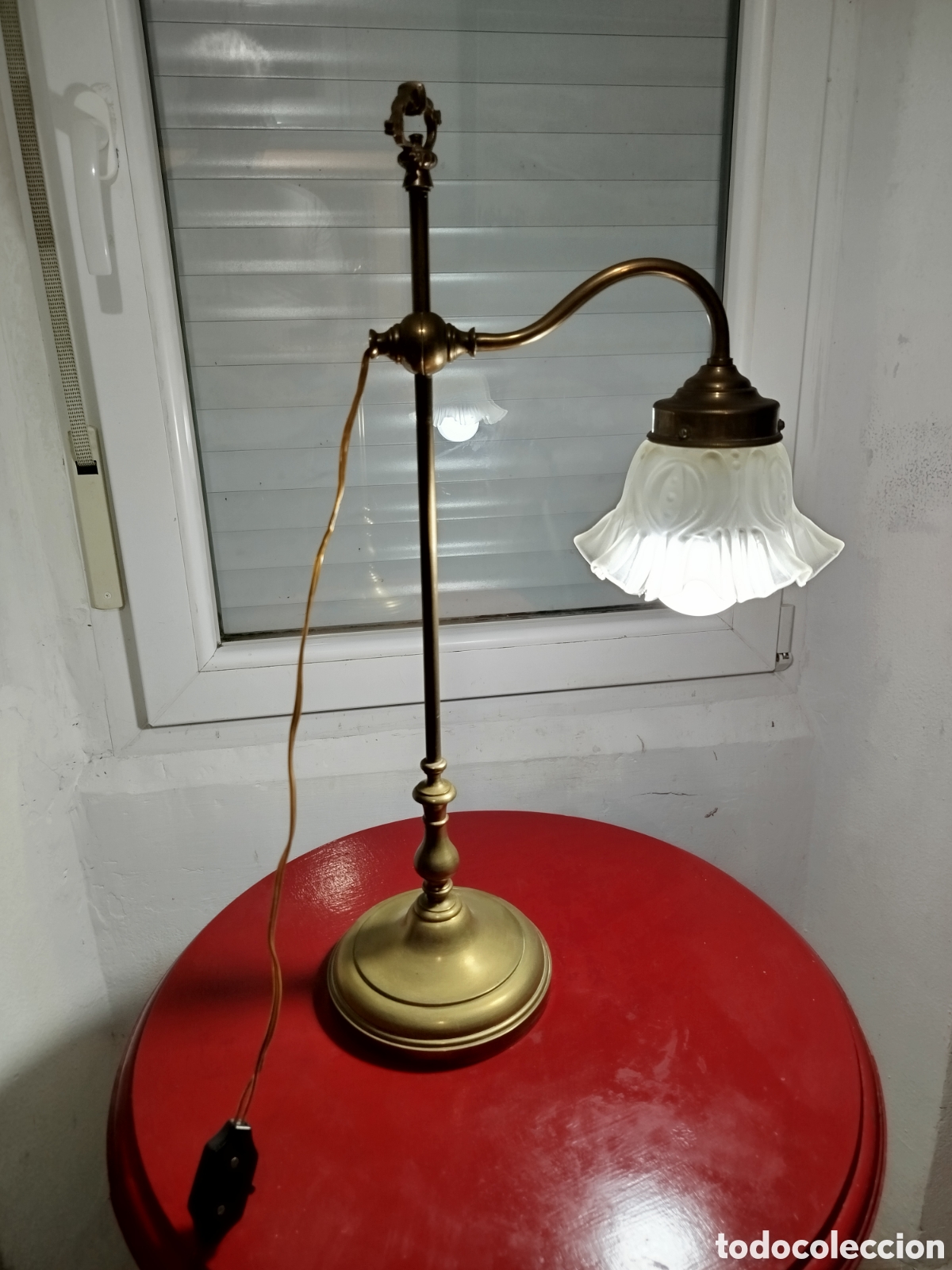 Antig&uuml;edades: L&aacute;mpara de sobremesa - Foto 6