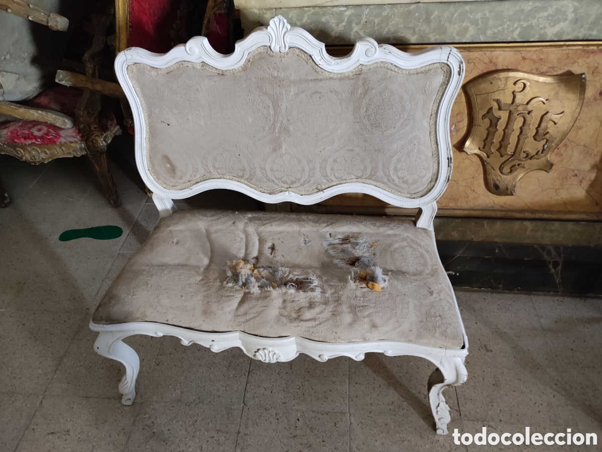 Antig&uuml;edades: Sof&aacute; estilo Luis xv decap&eacute; - Foto 1