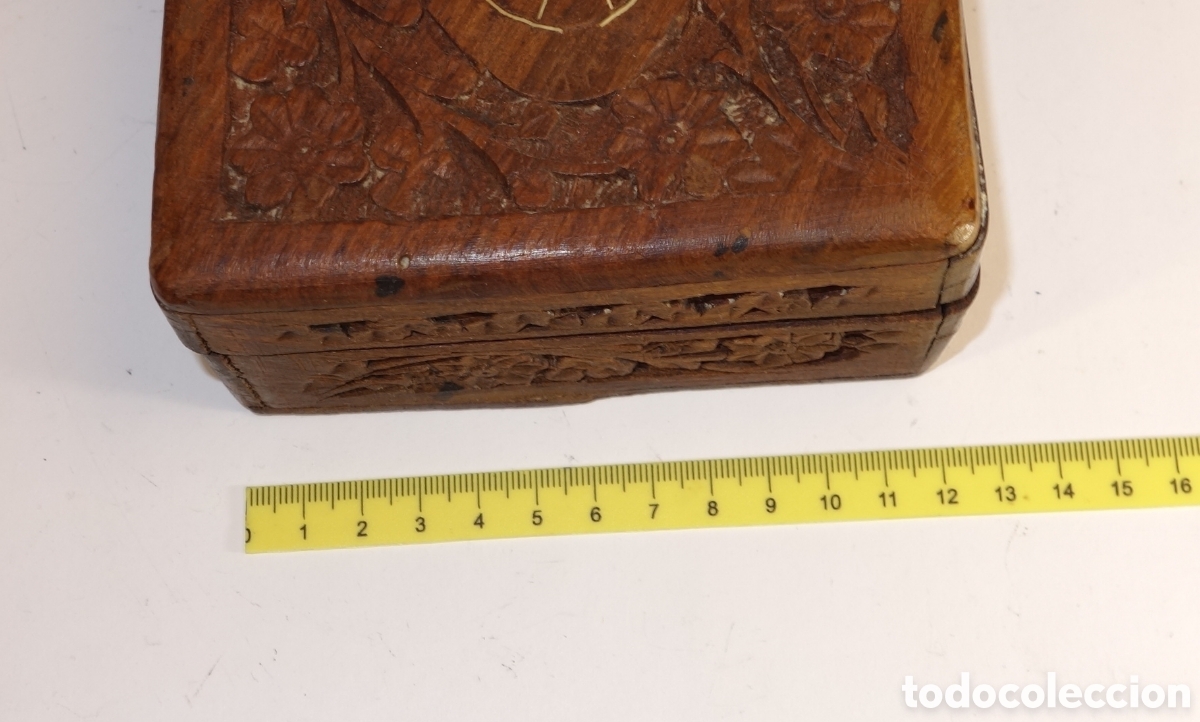 Antig&uuml;edades: Caja hind&uacute; siglo XIX - Foto 8