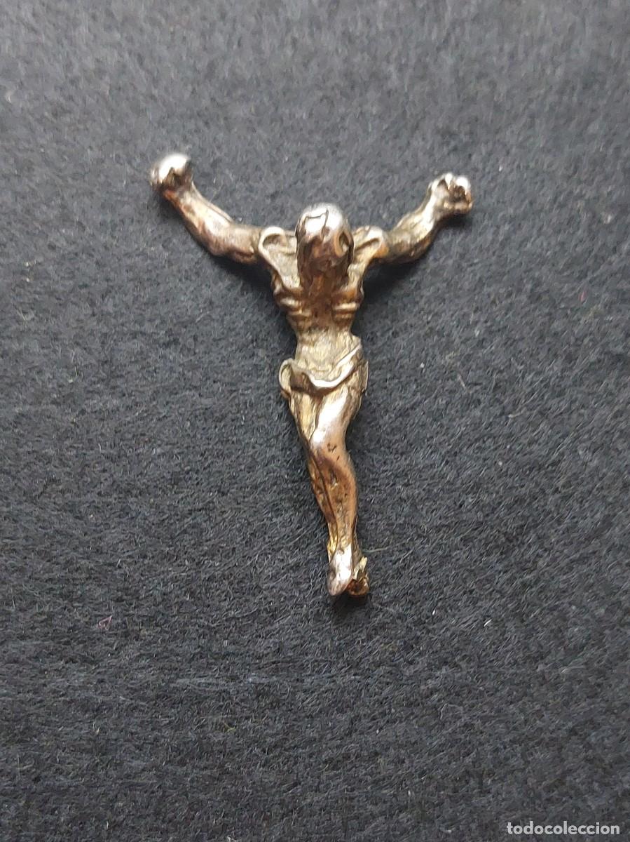 Antig&uuml;edades: FIGURA DE CRISTO DE METAL - Foto 1