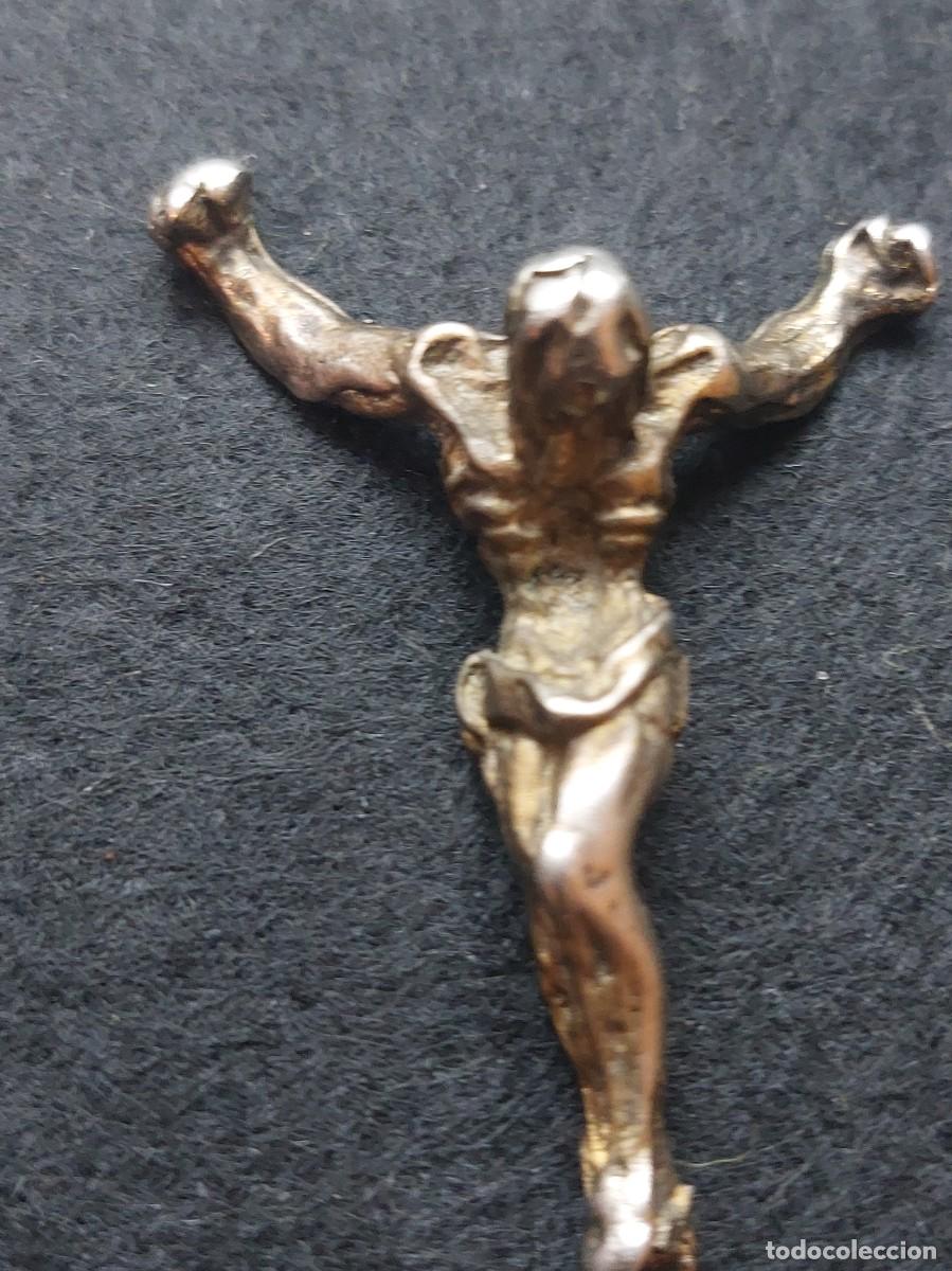 Antig&uuml;edades: FIGURA DE CRISTO DE METAL - Foto 2