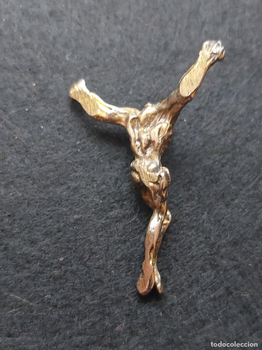 Antig&uuml;edades: FIGURA DE CRISTO DE METAL - Foto 3