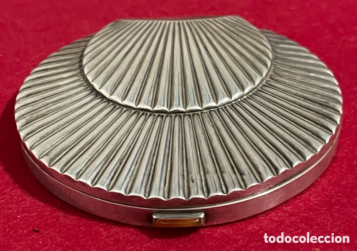 Antig&uuml;edades: Preciosa polvera, de &eacute;poca Art Deco, en plata de ley. - Foto 2