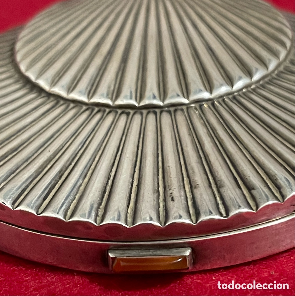 Antig&uuml;edades: Preciosa polvera, de &eacute;poca Art Deco, en plata de ley. - Foto 3