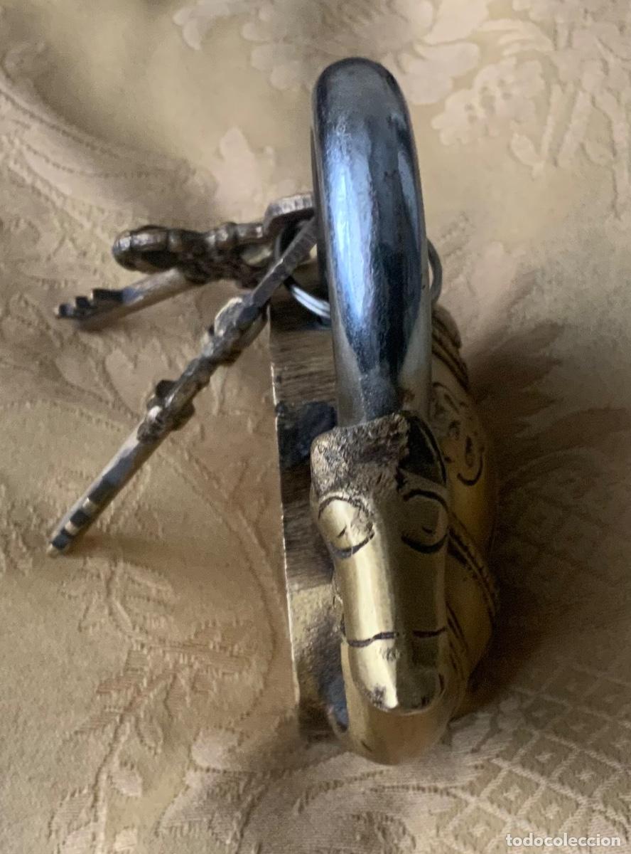 Antig&uuml;edades: CANDADO DE BRONCE CAMELLO SULTANATO DE OMAN - Foto 8