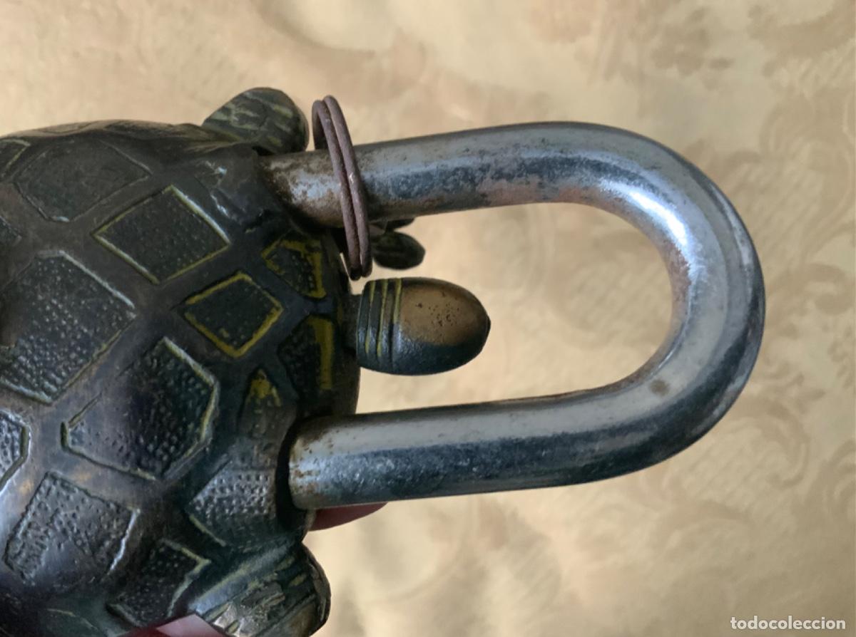 Antig&uuml;edades: CANDADO DE BRONCE TORTUGA SULTANATO DE OMAN - Foto 5