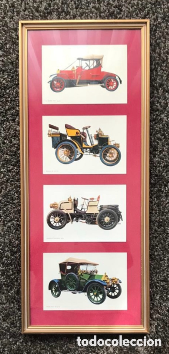 Antig&uuml;edades: CUADRO DE COCHES DE EPOCA - Foto 7